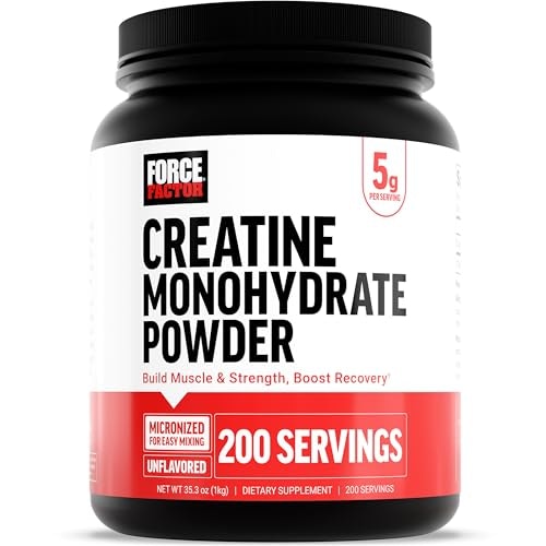 Force Factor Micronized Creatine Monohydrate Powder: $19.99 Force Factor Micronized Creatine Monohydrate Powder: $19.99