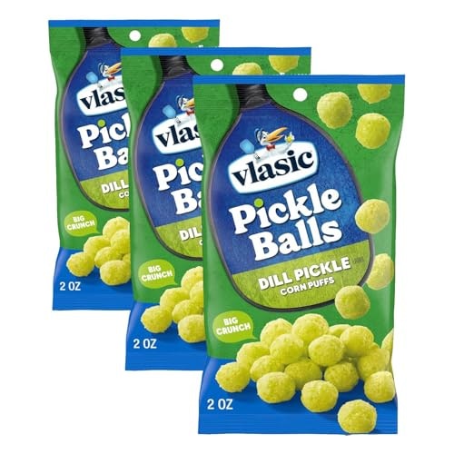 Vlasic Dill Pickle Flavored Corn Puffs 3-Pack: $3.41