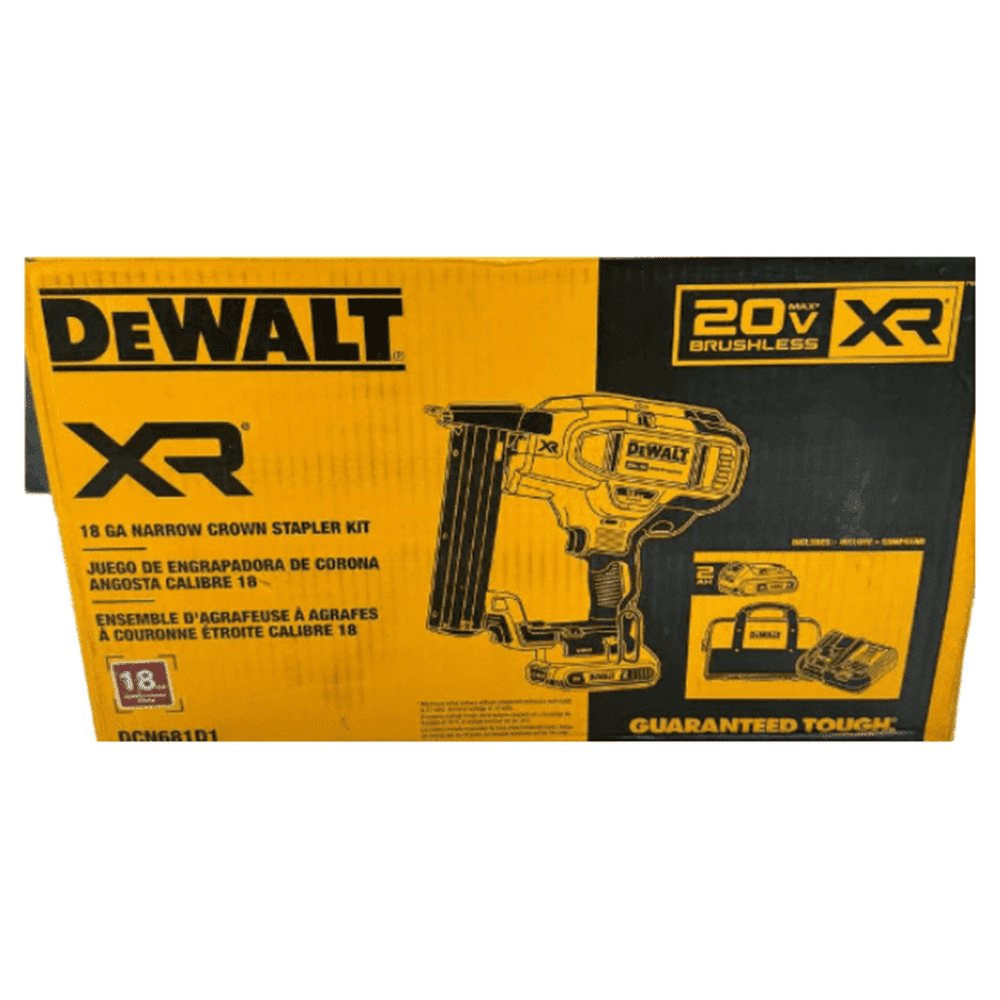 Dewalt 20V Max 18GA Narrow Crown Stapler Kit: $274.99 Dewalt 20V Max 18GA Narrow Crown Stapler Kit: $274.99