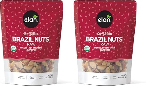 Elan Organic Raw Brazil Nuts 6.5-oz. 2-Pack: $12.82 Elan Organic Raw Brazil Nuts 6.5-oz. 2-Pack: $12.82