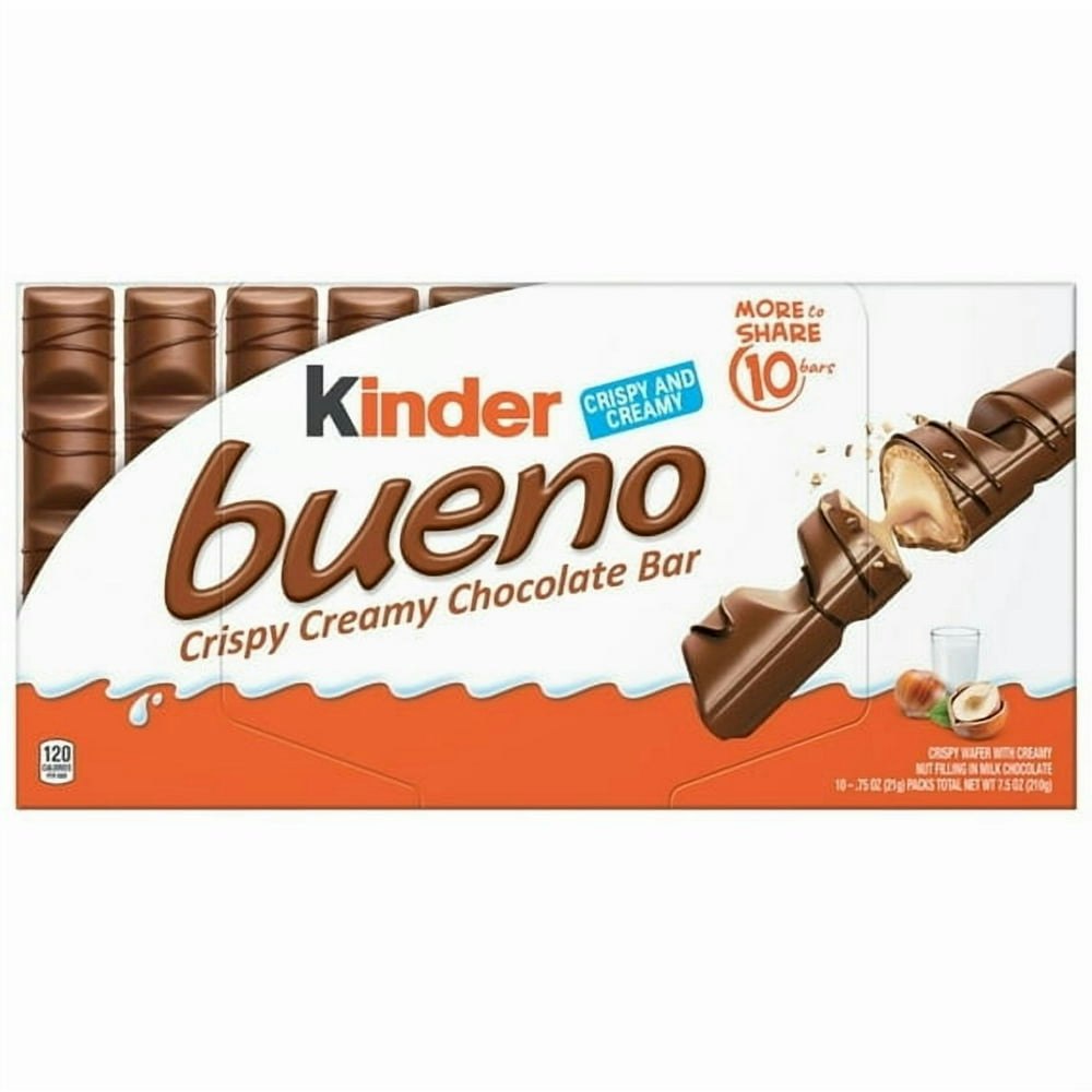 Kinder Bueno Milk Chocolate and Hazelnut Cream 10-Count: $10.74 Kinder Bueno Milk Chocolate and Hazelnut Cream 10-Count: $10.74