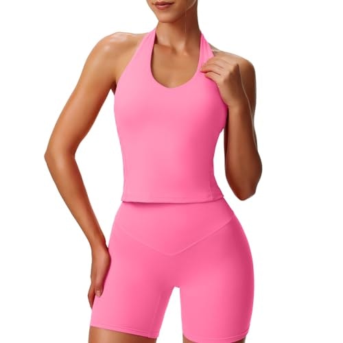 Aoxjox Women's Hailey Halter Tank Top: $19.99 Aoxjox Women's Hailey Halter Tank Top: $19.99