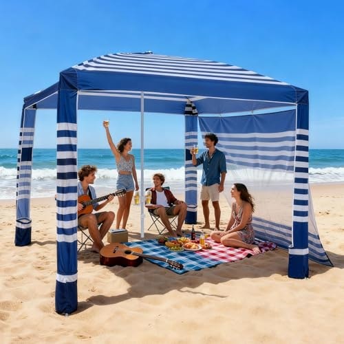 Vevor 8x8-Foot Beach Cabana: $74.72 Vevor 8x8-Foot Beach Cabana: $74.72