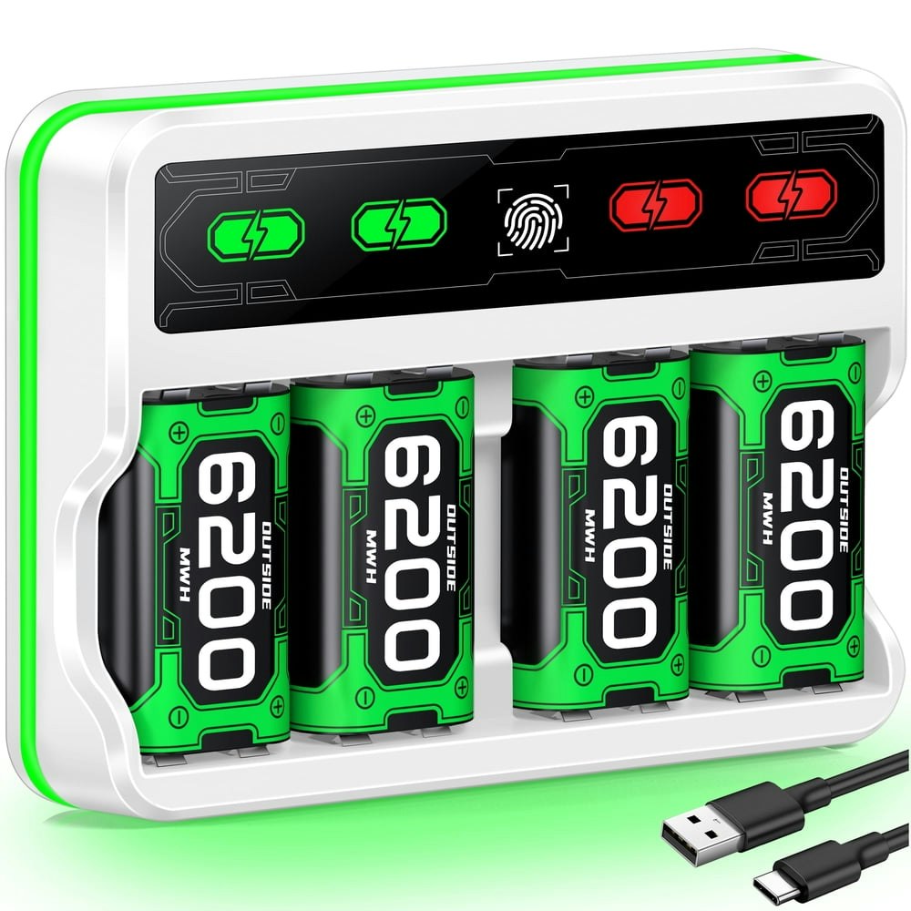 Euroa Xbox Controller Rechargeable Battery Pack 4-Pack: $29.99 Euroa Xbox Controller Rechargeable Battery Pack 4-Pack: $29.99