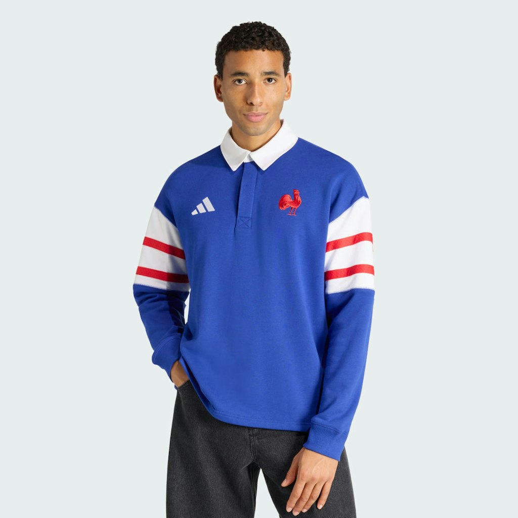 FFR Heritage Long Sleeve Rugby Polo Shirt: $90
