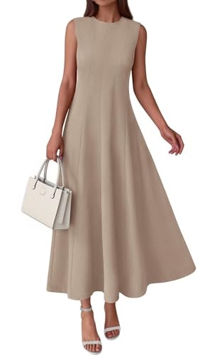 Prettygarden Sleeveless High-Waisted Maxi Dress: $39.98 Prettygarden Sleeveless High-Waisted Maxi Dress: $39.98