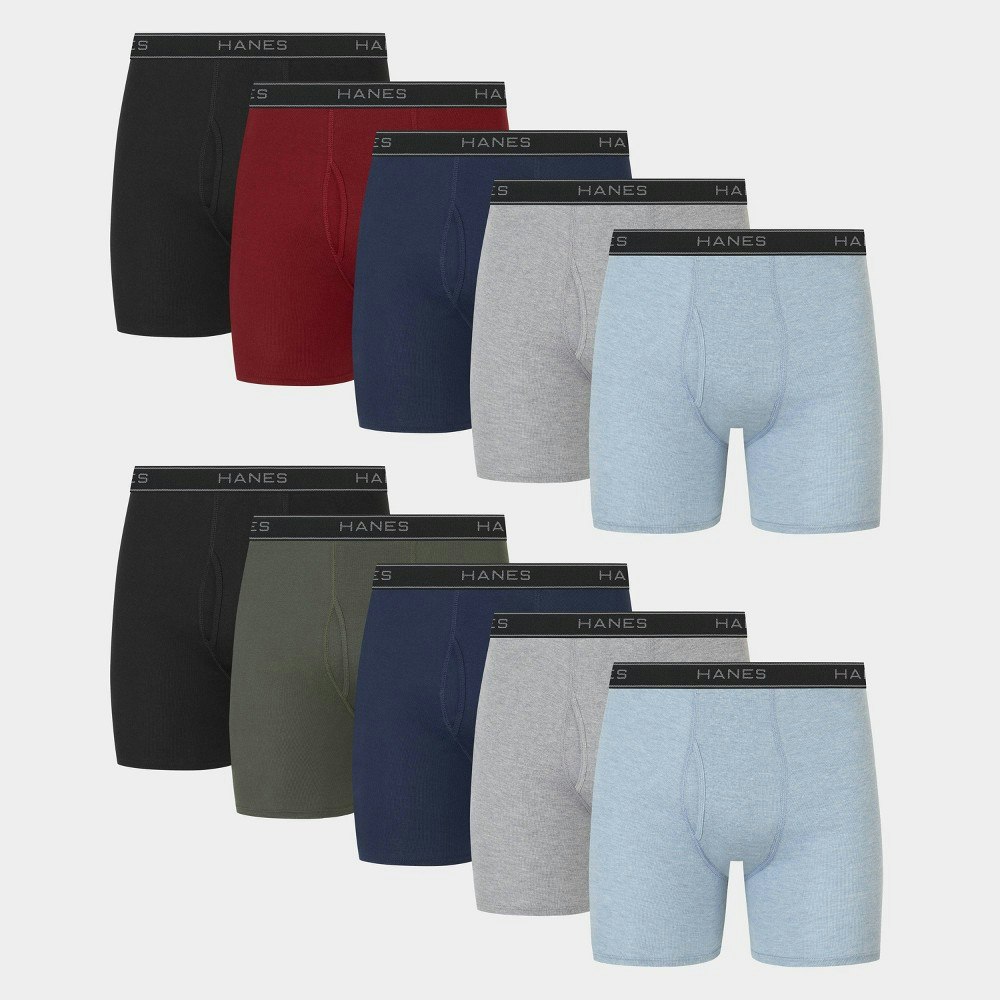 Hanes Men's Boxer Briefs 10-Pack: $24 Hanes Men's Boxer Briefs 10-Pack: $24