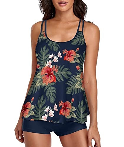 Urchics Women's Two-Piece Tankini Swimsuit with Boy Shorts: $29.97 Urchics Women's Two-Piece Tankini Swimsuit with Boy Shorts: $29.97