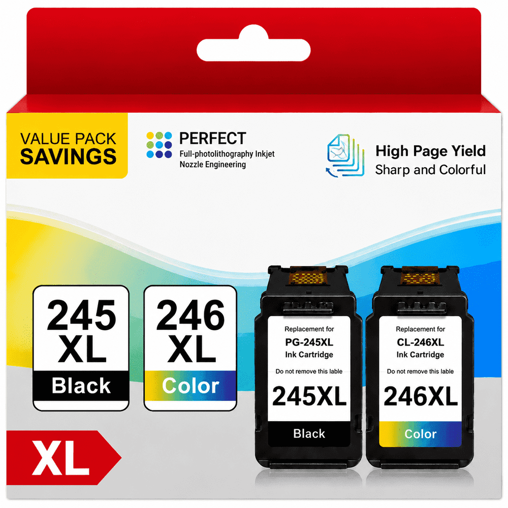 Canon 245XL and 246XL Ink Cartridge 2-Pack: $26.59
