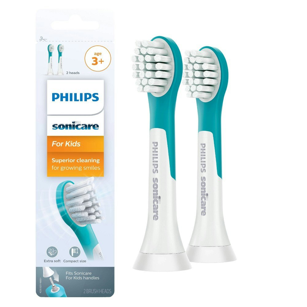 Philips Sonicare Kids Compact Replacement Toothbrush Heads 2-Pack: $17.99