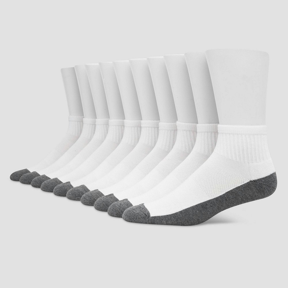 Hanes Premium Men's Big & Tall Cool Comfort Ankle Socks 10-Pack: $19