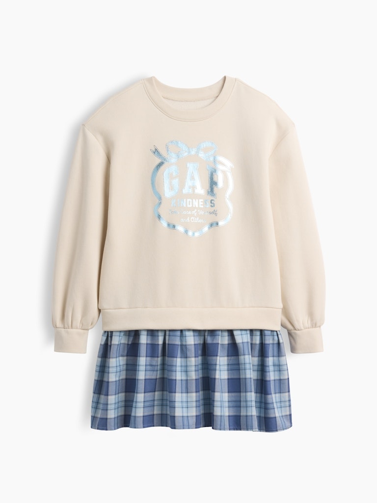 Kids Oversized Sweatshirt Dress: $22.49