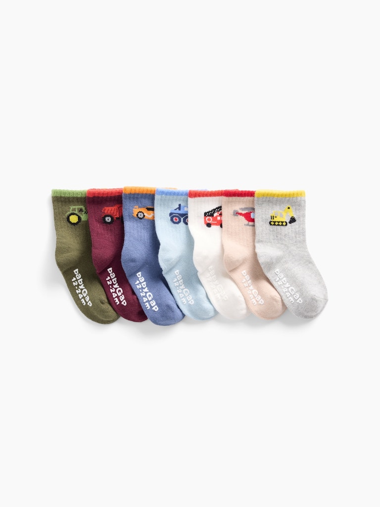 BabyGap Crew Socks 7-Pack: $12.49