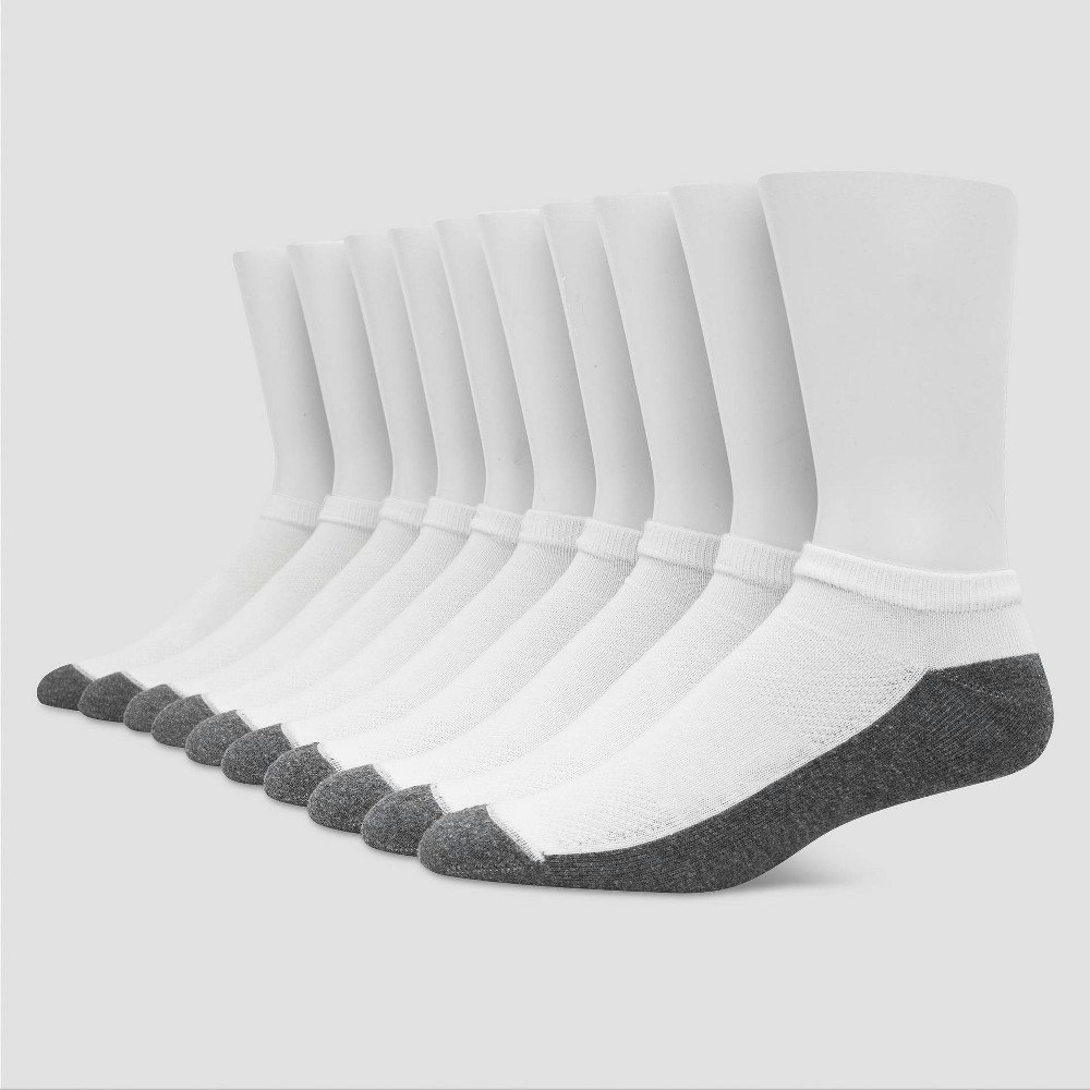 Hanes Men's Big & Tall Low Cut Socks 10-Pack: $19
