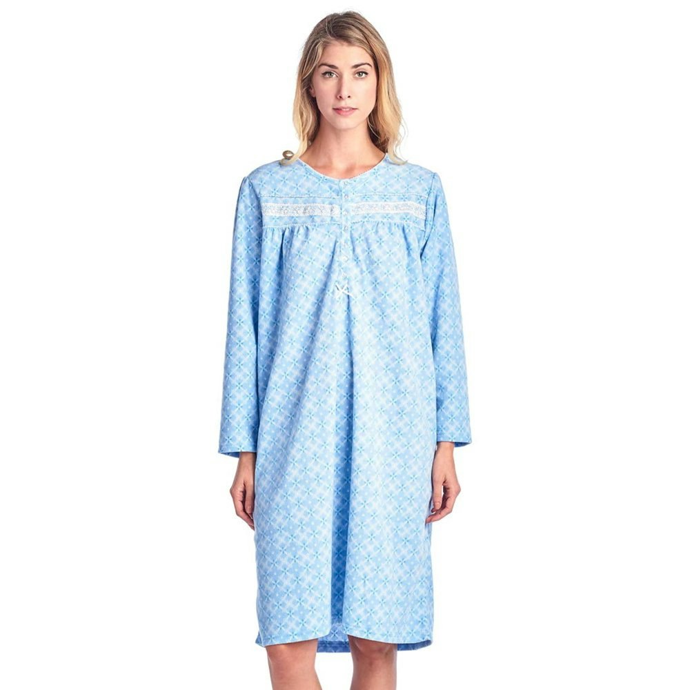 Casual Nights Women's Fleece Long Sleeve Nightgown: $29.99 Casual Nights Women's Fleece Long Sleeve Nightgown: $29.99
