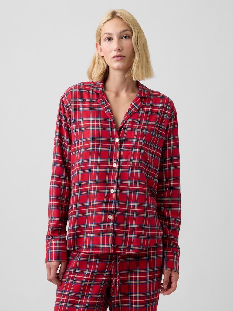 Flannel Pajama Shirt: $22.49