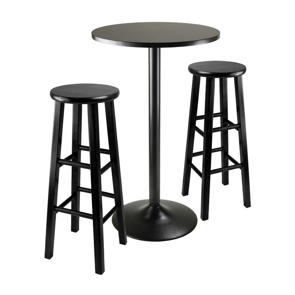 Winsome Obsidian 3-Piece 29-Inch Bar Height Dining Set: $169.99