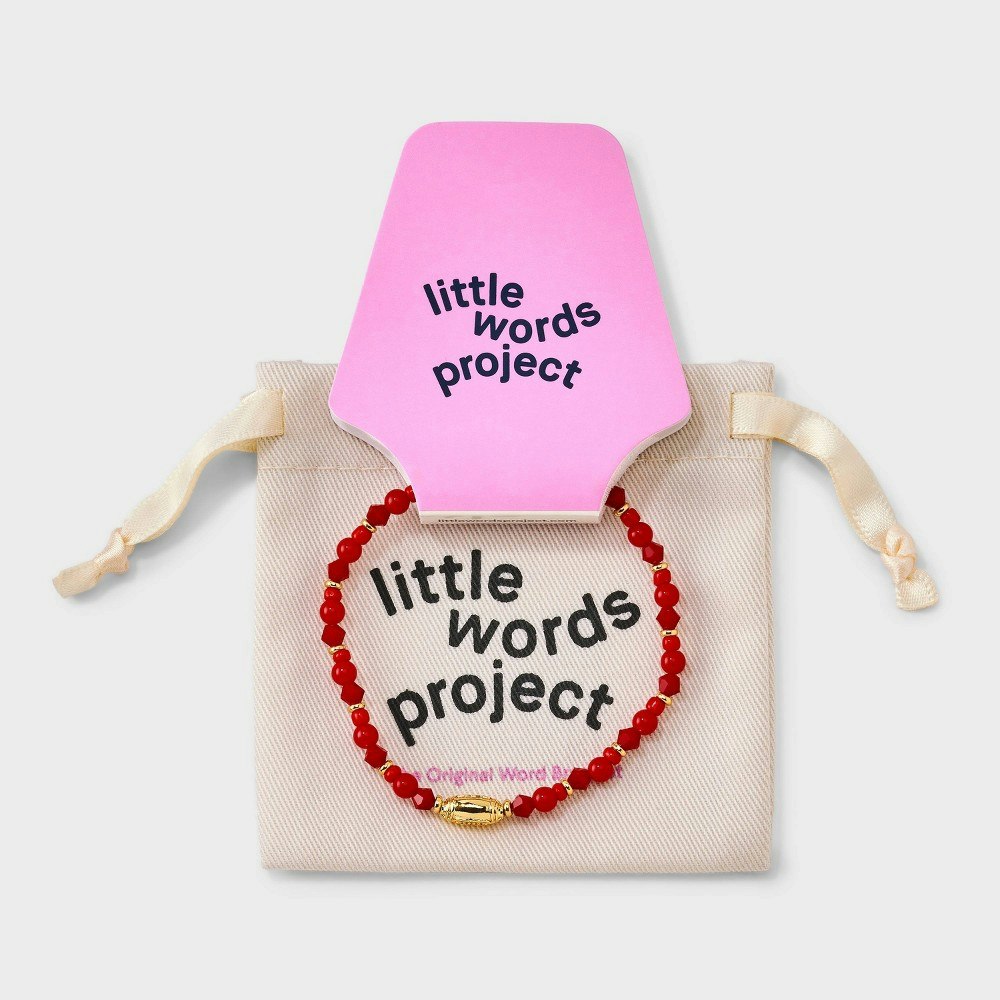 Little Words Project Go Red Football Beaded Stacker Bracelet: $25 Little Words Project Go Red Football Beaded Stacker Bracelet: $25