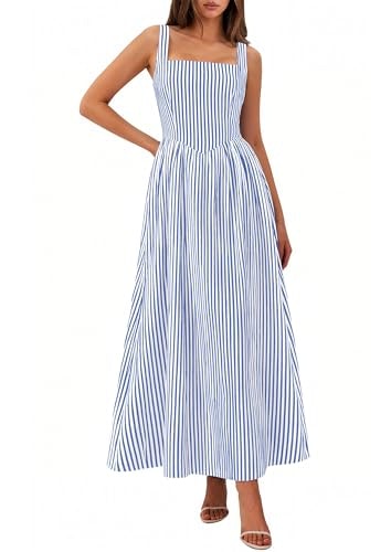 Prettygarden Women's Striped Maxi Sundress: $41.98 Prettygarden Women's Striped Maxi Sundress: $41.98