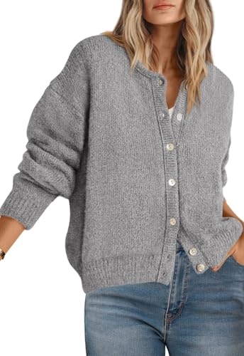 Prettygarden Women's Long Sleeve Button Down Chunky Cardigan Sweater: $27.99 Prettygarden Women's Long Sleeve Button Down Chunky Cardigan Sweater: $27.99