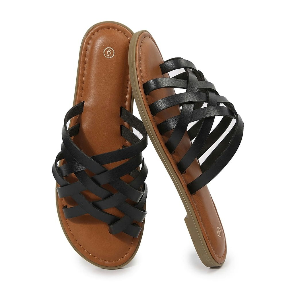 Pennysue Women's Strappy Flat Sandals: $17.09 Pennysue Women's Strappy Flat Sandals: $17.09