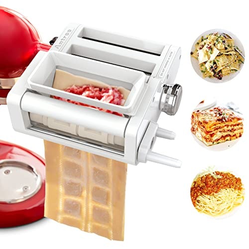 Antree 3-in-1 Pasta and Ravioli Maker Attachment for KitchenAid Stand Mixers: $71.99 Antree 3-in-1 Pasta and Ravioli Maker Attachment for KitchenAid Stand Mixers: $71.99