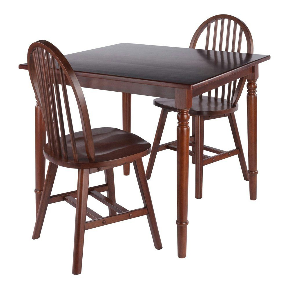 Winsome 3-Piece Walnut Dining Table Set: $251.99