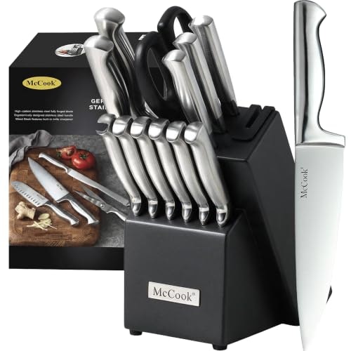 McCook Knife Set with Built-in Sharpener: $54.98
