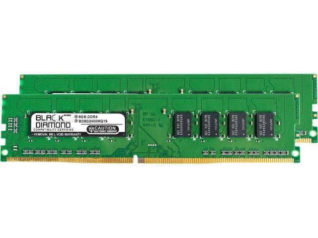 Black Diamond 16GB DDR4 2400MHz Desktop Memory 2-Pack: $190.99 Black Diamond 16GB DDR4 2400MHz Desktop Memory 2-Pack: $190.99