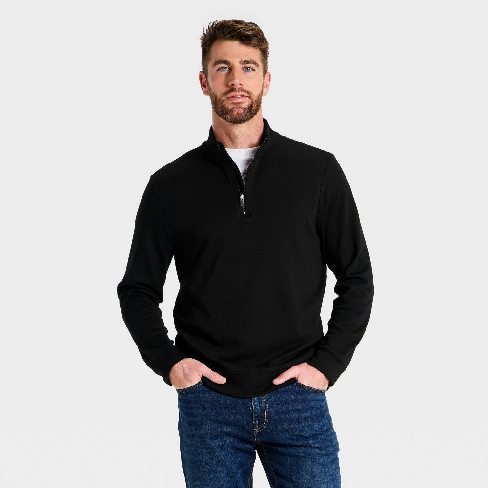 Goodfellow & Co Men's 1/4 Zip Sweatshirt: $30 Goodfellow & Co Men's 1/4 Zip Sweatshirt: $30