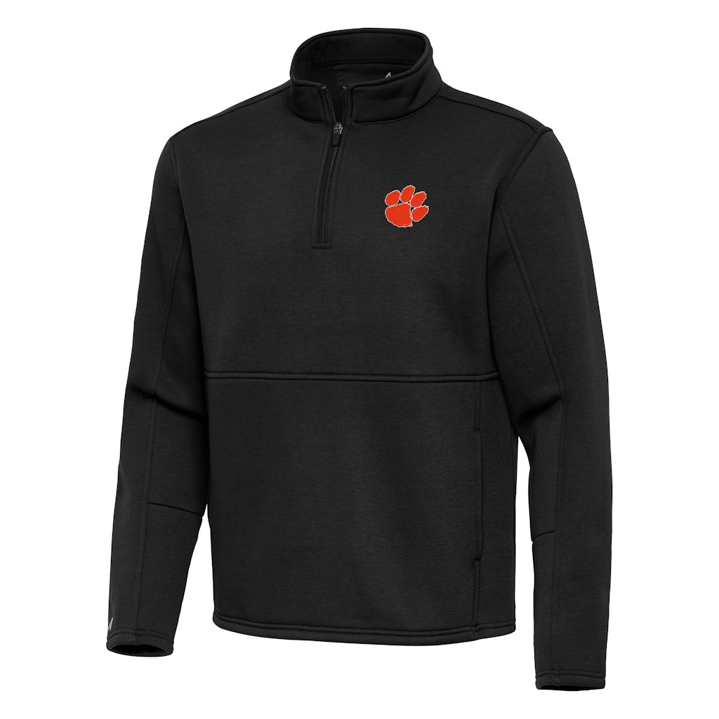 Antigua Clemson Tigers Men's Quarter-Zip Pullover Jacket: $84.99 Antigua Clemson Tigers Men's Quarter-Zip Pullover Jacket: $84.99