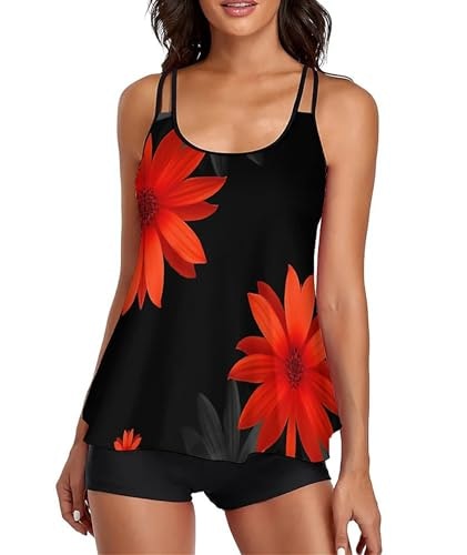 Urchics Women's Two-Piece Tankini Swimsuit with Boy Shorts: $33.99 Urchics Women's Two-Piece Tankini Swimsuit with Boy Shorts: $33.99