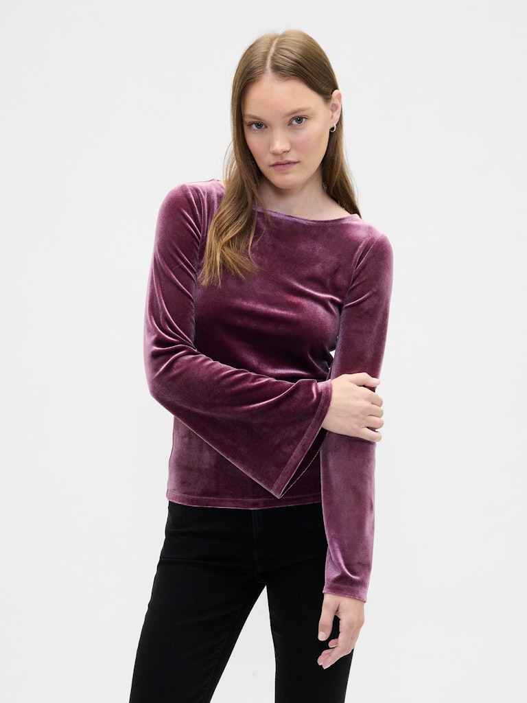 Bell Sleeve Boatneck T-Shirt: $27.99 Bell Sleeve Boatneck T-Shirt: $27.99