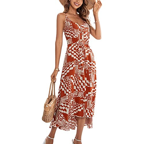 Brovave Women's Polka Dot V-Neck Midi Sundress: $33.48 Brovave Women's Polka Dot V-Neck Midi Sundress: $33.48