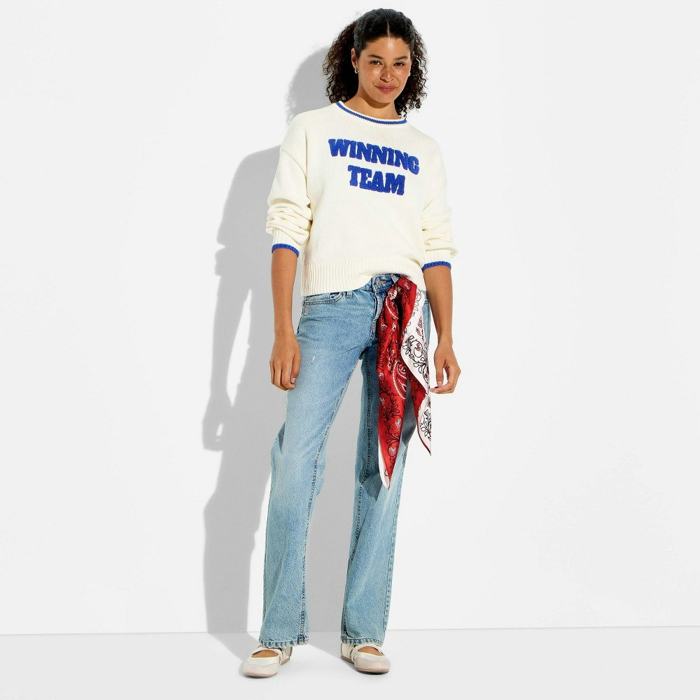 Wild Fable Women's Long Sleeve Pullover Sweater: $35