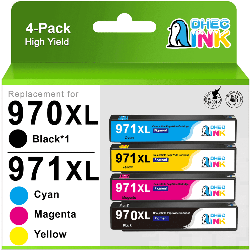 HP 970XL and 971XL Ink Cartridge 4-Pack: $43.69 HP 970XL and 971XL Ink Cartridge 4-Pack: $43.69