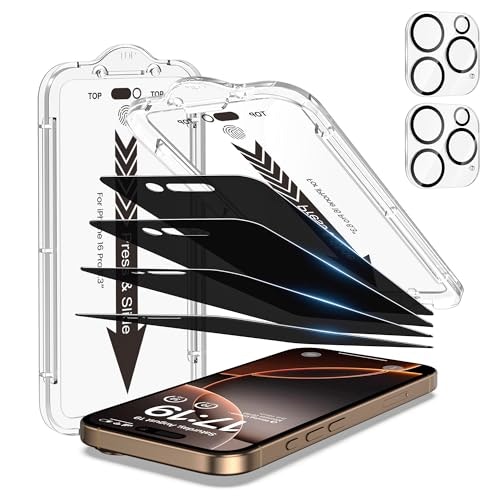 EZ-GLAZ iPhone 16 Pro Privacy Screen Protector 6-Pack: $21.24 EZ-GLAZ iPhone 16 Pro Privacy Screen Protector 6-Pack: $21.24