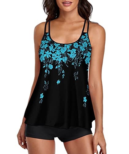 Urchics Women's Two-Piece Tankini Swimsuit with Boy Shorts: $28.99 Urchics Women's Two-Piece Tankini Swimsuit with Boy Shorts: $28.99