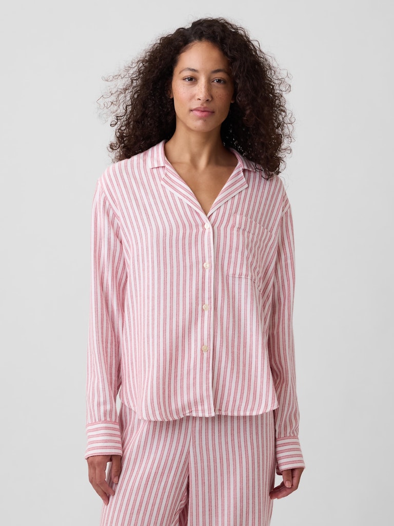 Flannel Pajama Shirt: $22.49