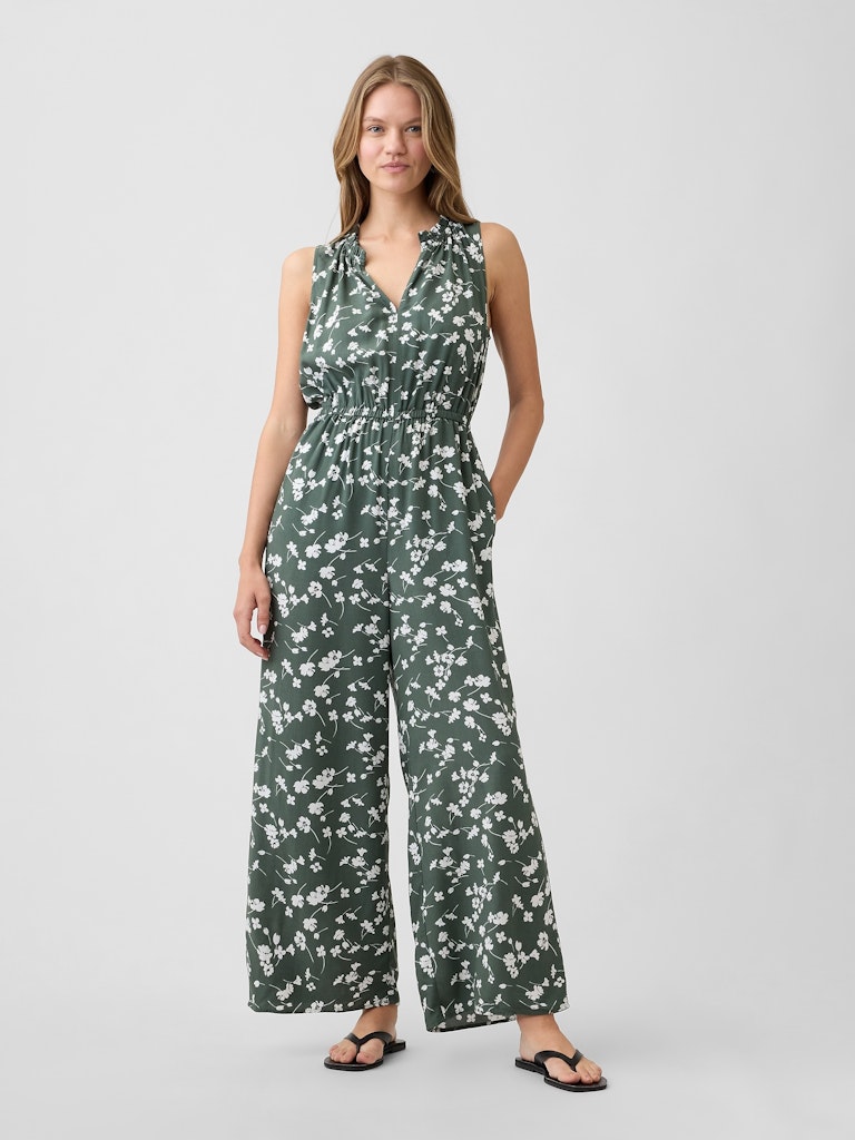 Sleeveless Wide-Leg Jumpsuit: $44.99 Sleeveless Wide-Leg Jumpsuit: $44.99