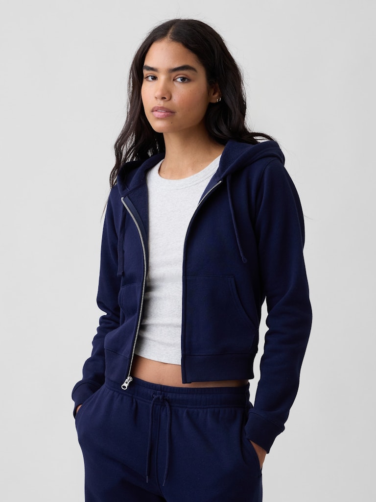 Cropped Fleece Zip Hoodie: $29.99 Cropped Fleece Zip Hoodie: $29.99