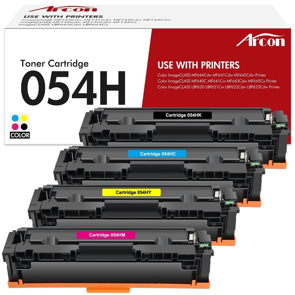 Canon 054H Toner Cartridge 4-Pack: $35.47