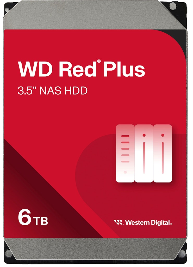 WD Red Plus 6TB NAS Internal Hard Drive: $259.99 WD Red Plus 6TB NAS Internal Hard Drive: $259.99