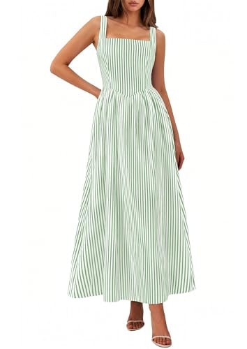 Prettygarden Women's Striped Maxi Sundress: $41.98 Prettygarden Women's Striped Maxi Sundress: $41.98