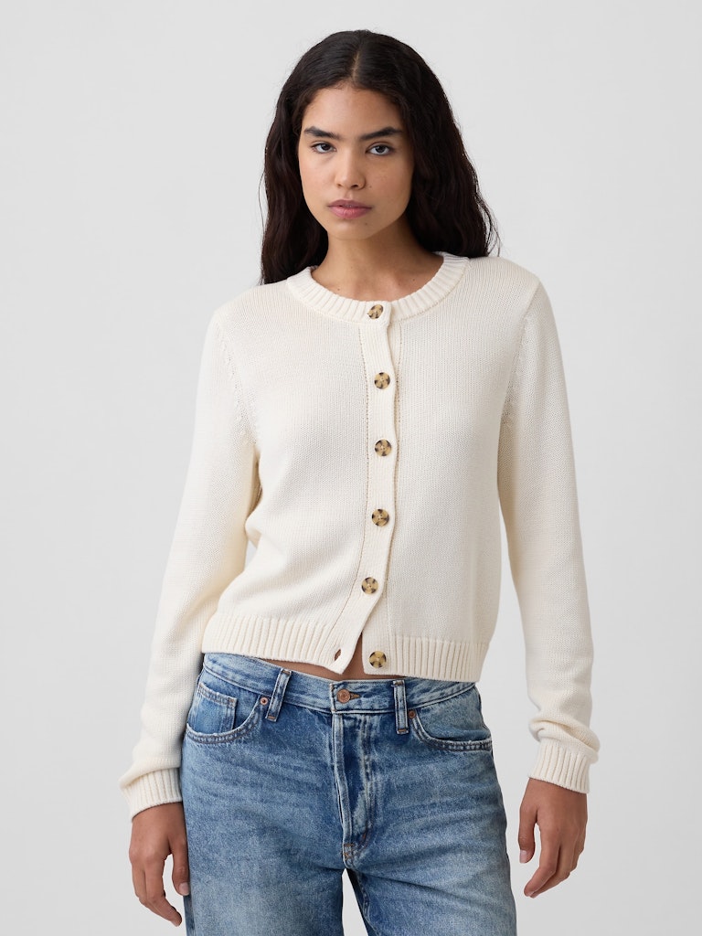 Crewneck Cardigan: $34.99 Crewneck Cardigan: $34.99