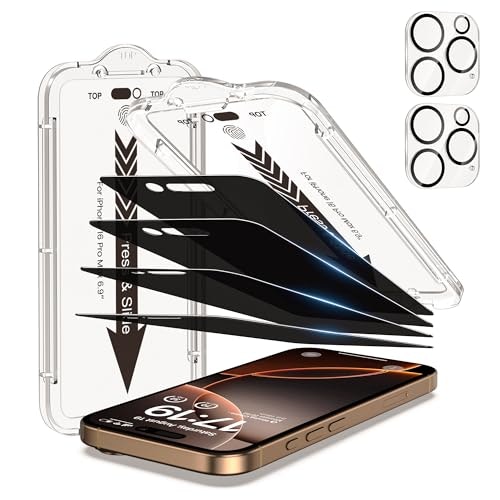 Ez-Glaz iPhone 16 Pro Max Privacy Screen Protector 6-Pack: $21.49 Ez-Glaz iPhone 16 Pro Max Privacy Screen Protector 6-Pack: $21.49