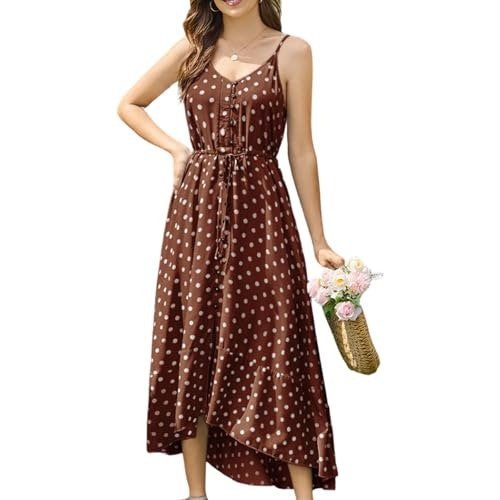 Brovave Women's A-Line Polka Dot Dress: $33.99 Brovave Women's A-Line Polka Dot Dress: $33.99