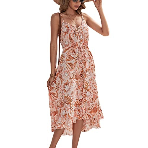 Brovave Women's Polka Dot V-Neck Midi Sundress: $33.48 Brovave Women's Polka Dot V-Neck Midi Sundress: $33.48