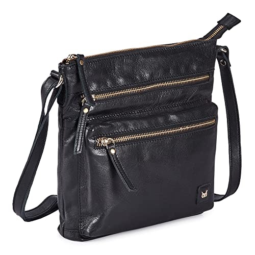 Small Leather Women's Crossbody Sling Bag: $41.64