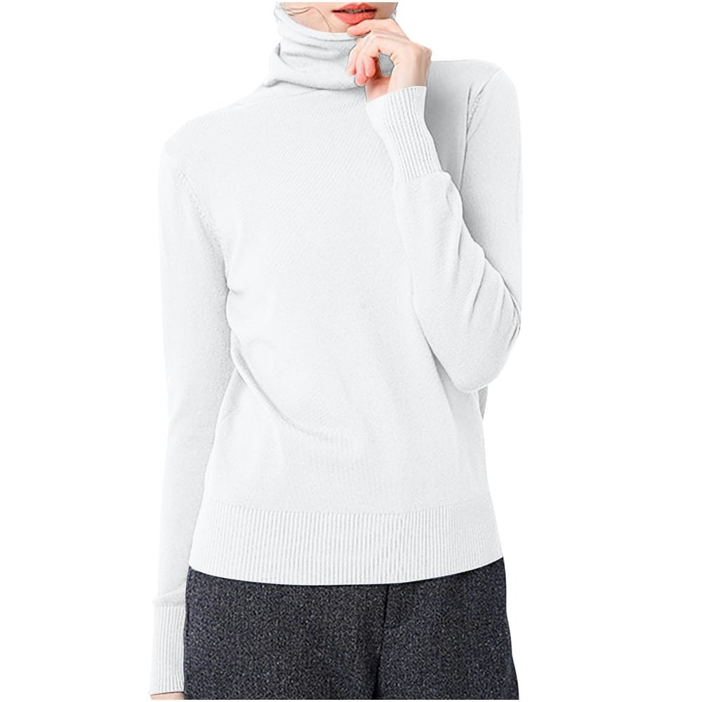 AherBiu Women's Long Sleeve Turtleneck Knit Pullover: $11.99 AherBiu Women's Long Sleeve Turtleneck Knit Pullover: $11.99